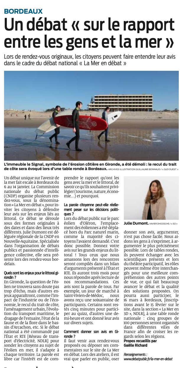 Interview Julie DUMONT (CNDP)